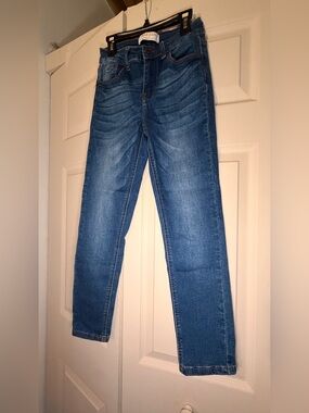 Wax Jean Blue Slim Straight Jeans